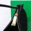 BottegVenets 7A Turns Bag Designer-Tasche aus gewebtem echtem Leder, mittelgroße Schultertasche aus Intrecciato-Leder mit verstellbarem Riemen, Clutch-Geldbörse, Handtaschen, Größe 3T32K