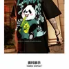 Magliette da uomo 2023 T-shirt cinese Summer Lucky Panda Stampa manica corta Hip Hop Casual Top Street Apparel