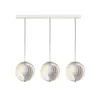 Chandeliers Artistical Creative Verpan Moon LED Modern Chandelier Hanging Lamps For Ceiling Room Decoration Living