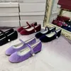 Scarpe eleganti 2023 New Velvet Mary Jane Pearl Button Shoes Donna Flat Pump Instagram Style Casual Solid Nero Viola Z230710