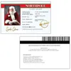 Santa Claus Flight Cards Slee Rijbewijs Boomornament Kerstdecoratie Oude Man Rijbewijs Entertainment Props