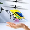 ElectricRC Aircraft Mini Drone RC Helicopter Dropresistant Induction Suspension Aircraft Illuminazione a LED Quadcopter Dron Aircraft Giocattoli regalo per bambini 230705