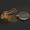 Hanger Kettingen Monocle Lens Ketting Met 6x Vergrootglas Vergrootglas Eye Loupe Mode-sieraden Tool Voor Vrouwen Mannen Kids Gift