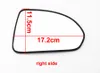 لـ Honda Fit 2003-2005 City 2006-2007 Outer Rearview Side Mirrors Hers Door Wing Wing Bear View Glass بدون تسخين 1pcs