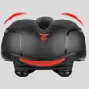 Bike Saddles Hollow Breathable Bicycle Saddle Men Women Road Shock Absorbing Comfortable Big Butt Seat 230706