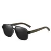 Новые ретро -мужские поляризованные солнцезащитные очки солнцезащитные очки легкие солнцезащитные очки женские бамбуковые деревянные ноги защита окружающей среды Высококачественные стаканы
