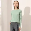 Chandails pour femmes MRMT 2023Brand petit pull en tricot fin à col rond à manches longues couleur unie bas chemise pull ample