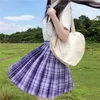 Kleidung Sets Japanische Schule JK Uniform Koreanische Rock Seifuku Plaid Südkorea Studenten Plissee Mädchen Bluse