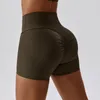 Actieve shorts CUTIES Naadloze geribbelde yoga fitness buit korte vrouw hoge taille gym workout legging sport slanke biker kleding leggings