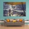 Hochwertige Leinwandkunst, Joaquin Sorolla, Gemälde „Mittag am Strand von Valencia“, wunderschönes Strandkunstwerk, Wanddekoration für Familienzimmer