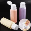 Storage Bottles Cosmetic Empty Bottle Press Type Pump Coordinated Color Container For Nail Salon Home And Personal Use