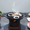 BBQ Grills Mini Portable Grill Charcoal Barbecue Accessories Outdoor Plate Roasting Meat Tools 230706