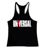 Men's Tank Tops Bodybuilding Man Tank Top Casual Letter Print Gym Men Vest Crop Debardeur Homme Fitness Cloth Undershirt Singlet Sweat for Male 230705