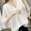 Frauen Blusen Frauen Tops V-ausschnitt Weiß Chiffon Bluse Shirt Kurzarm Damen Femme Top Blusas Mujer 2023