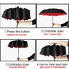 Parapluies Portable coupe-vent Anti-uv parapluie soleil pluie femmes grand parapluie d'affaires parapluies pliants stocker facilement Parasol pour livraison directe