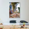 Garden Landscape Canvas Wall Art Fountain at The Alcazin Sevilla Joaquin Sorolla Painting Handmade Seascape Bedroom Decor