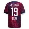 Kit adulte 2023 2024 Maillots de football RB Leipzig NKUNKU SILVA à domicile 23 24 HAIDARA OLMO SZOBOSZLAI Poulsen Klostermann FORSBERG LAIMER ADAMS maillots de football