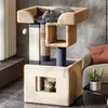 Arbre à chat tour de chat meubles de condo pour chat avec griffoirs meubles de chat pour chatons chats adultes
