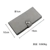 Wallets Wallet Men's Long Canvas Card Holder Magnetic Buckle Multifunctional Business Clutch Purse