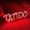 Teken Voor Tattoo Studio LED Light Business Neon Lights Nightlights Muur Opknoping Room Decor Verlichting Uithangbord HKD230706