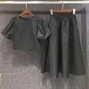 İş elbiseleri en kaliteli kadın seti 2023 sonbahar etek takım elbise bayanlar vintage jakard desenleri elastik bel uzun maxi elbisesi