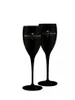Moet & Chandon Set Black Champagne Glasses / Flutes - Brand New