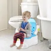 Toiletbrilhoezen Baby Zindelijkheidstraining Comfortabele Rugleuning Cartoon Potten Draagbare Pot Voor Kinderen Anti-Splash