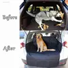 نسخة أكبر سيارة سيارات SUV هاتشباك الخلفية المقعد الخلفي تغطية PET Dog Boot Mat Cargo prass trunk pumper protectors accessories HKD230706