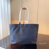 Naylon Tote Çanta Tasarımcı Çanta Büyük Duffle Bags Kadın Basit Düz Renk Siyah Çanta Erkek Çantası Moda Leydi İş Çantaları