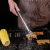 Churrasqueiras pinças para grelhar 45cm ferramenta longa clipe para grelhar aço inoxidável para cozinha cozinhar comida para churrasco 230706