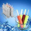Ice Cream Tools Lolly Mold Kitchen Household Stainless Steel Popsicle Set Of 6 10 DIY Fruit Innovative Tube Home Supplie 230705