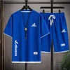 TrackSuits Mens Congunto Dos Piezas Verano Para Hombre Camiseta Y Pantalones Cortos Informales Color 230706