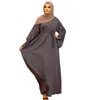 Roupas étnicas Kaftan Robe Para Mulheres Muçulmanas Vestido Estilo Árabe Senhora Tradditional Vestido Fora Vestir Oração Islmaica