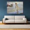 Impressionist Art Landscapes Girl on The Beach Joaquin Sorolla Y Bastida Painting Beach Scene Handmade Oil Artwork High Quality