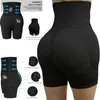 S-6XL Plus La Taille Femmes Taille Formateur Pad Butt Lifter Haut Ventre Contrôle Culotte Corps Shaper Shapewear Sexy Sous-Vêtements MX200711296L