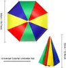 Зонты Портативный Открытый Зонт Шляпа с Резинкой Складной Рыболовный Зонт Взрослые Дети Мужчины Женщины Зонт от Солнца Кепка