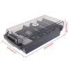 Business Card Files Large Capacity Splitter Index Tabs Holder Name Storage Box Organizer Case 230705