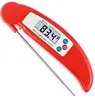 Digitale LCD Voedsel Thermometer Probe Opvouwbare Keuken Thermometer BBQ Vlees Oven Water Olie Temperatuur Test Tool C184