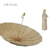 Umbrellas 12K Three-folding Umbrella Rain Women Sunny/Rainy Windproof UV Umbrella For Male Female Summer Parasol R230705