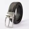 Belts Both Sides With Two Leather Rotating Needle Buckle Belt High Quality Men And Women Head Adjustable 367