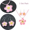 Collier boucles d'oreilles ensemble Jisensp mode feuille branche tournesol pour femmes fête Collares Ketting accessoires je t'aime bijoux cadeau