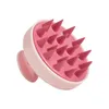 Pente de silicone macio para massagem no couro cabeludo, shampoo, escova para lavar o cabelo, escova para chuveiro, cabeça para massagem, ferramenta de cabeleireiro