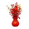 Fleurs Décoratives Année Chinoise Ornement Fête Du Printemps Feng Shui Bouquet