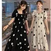 Robes décontractées Midi longueur en Chic femme Robe de soirée pour femmes 2023 Vintage vêtements bal vêtements printemps femmes mode Robe