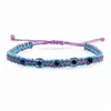 Chaîne à la main turc bleu mauvais yeux perle bracelet à breloques pour hommes femmes chanceux réglable tresse corde chaîne Bracelet amitié bijoux 230706