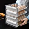 Boîte de rangement d'œufs Le réfrigérateur utilise un tiroir de cuisine pour stocker et organiser une boîte à œufs magique Boîte de conservation de la fraîcheur Boîte de qualité alimentaire