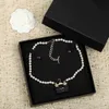 5 style Choker Necklace Designer Diamond Pendant Letter Gold Chain Women Jewellery Gift