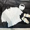 Polo da donna di design Moda in edizione limitata Lettera Triangolo Designer T-shirt Camicia da donna con risvolto Top da socialite elegante stile dolce 1DQQ