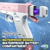 Gun Toys Automatische elektrische Glock-Wasserpistole für Kinder Blaster Wasserspritzpistolen Wiederaufladbarer Soaker Blaster Pool Outdoor Sommer Wasserspiel 230705