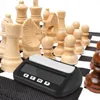 Wall Clocks Chess Clock Digital Timer & Game 3-In-1 Multipurpose Portable Professional Black